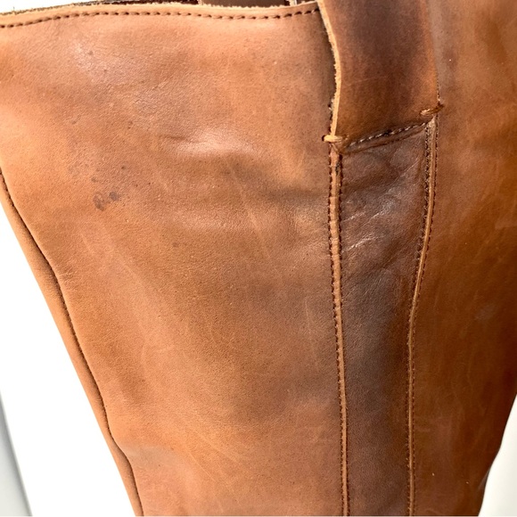 Arturo Chiang Georgex Leather Knee-High Boots 10 Rustic Bohemian Classic Preppy - Picture 10 of 16